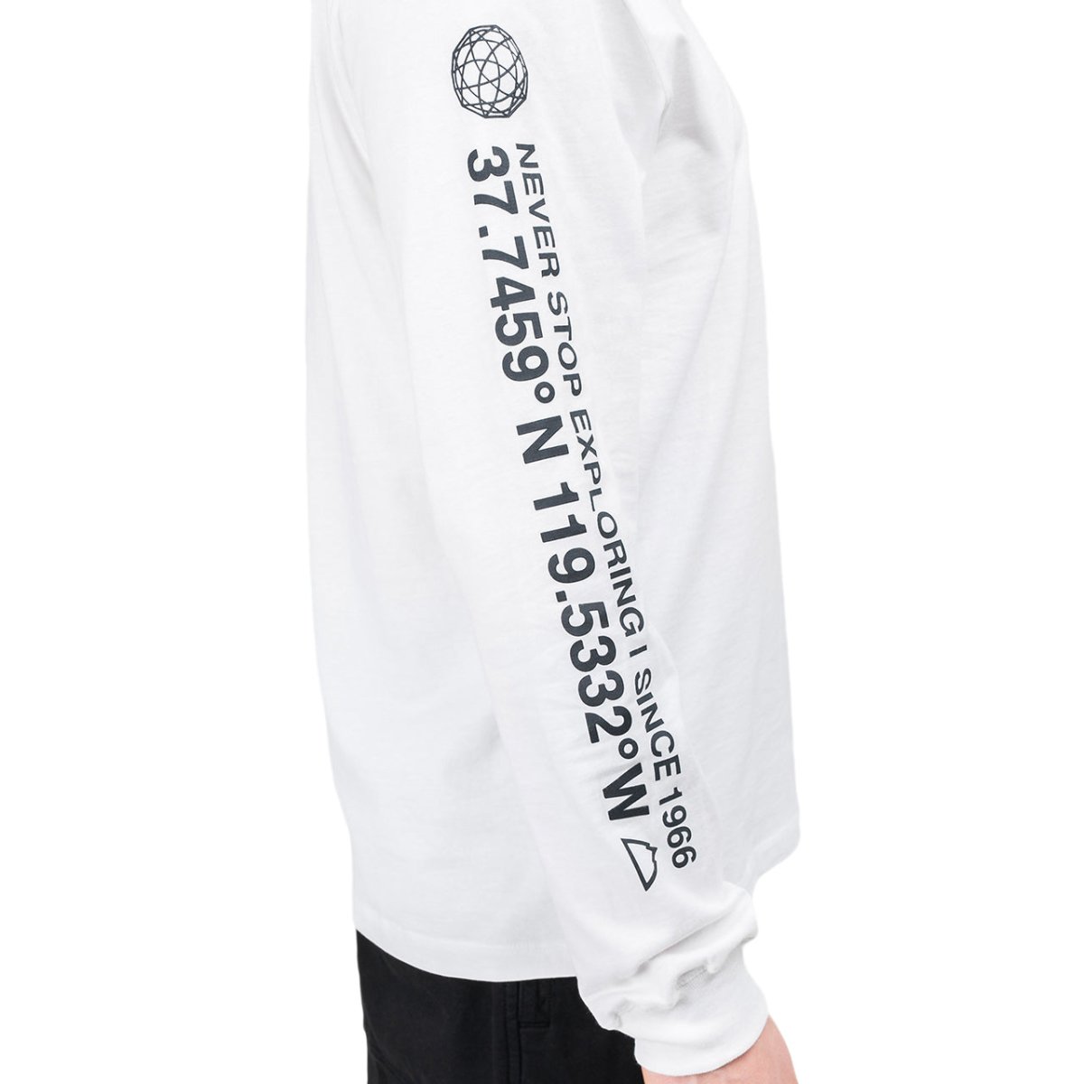 The North Face Coordinates Longsleeve White NF0A55VCFN41 Allike Store