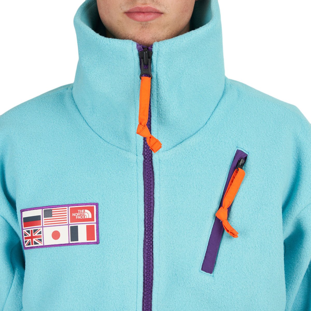 The North Face CTAE Fleece Full Zip Jacket (Eisblau)  - Allike Store