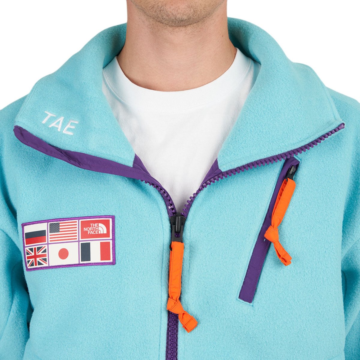 The North Face CTAE Fleece Full Zip Jacket (Eisblau)  - Allike Store