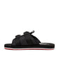 The North Face EQBC Slide (Schwarz / Rot)  - Allike Store