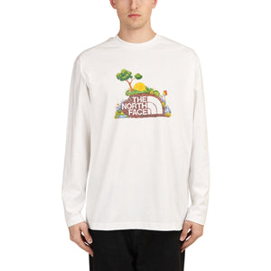 The North Face Heritage LS Graphic Tee (Weiss)  - Allike Store