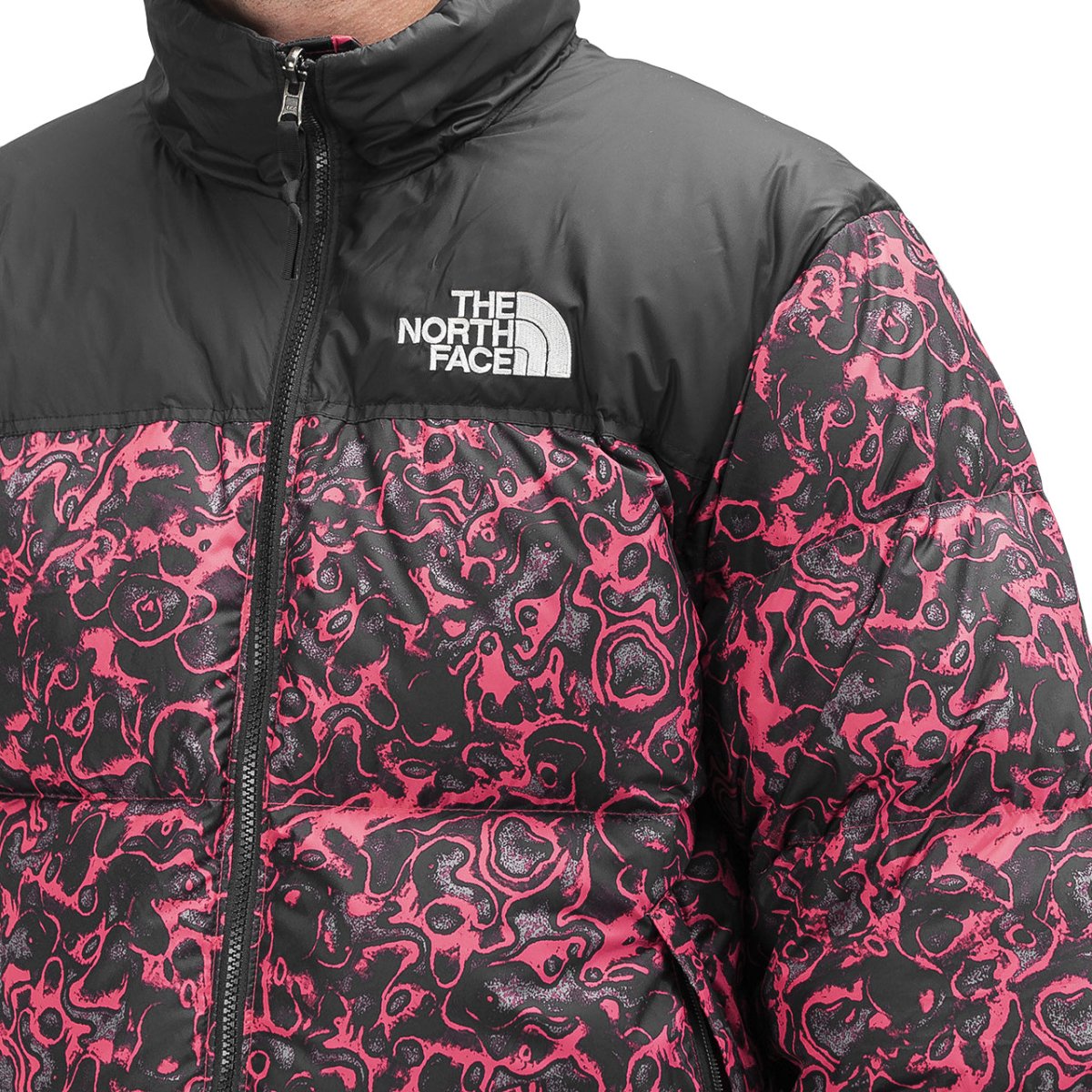 The North Face M 1996 Retro Nuptse Jacket (Rosa / Rot / Schwarz)  - Allike Store