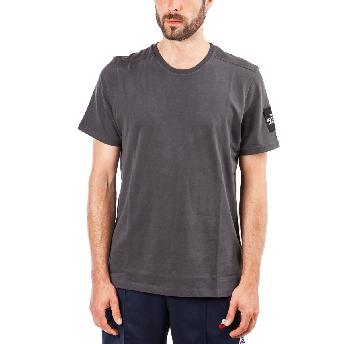 The North Face M SS Fine 2 Tee (Grau)  - Allike Store