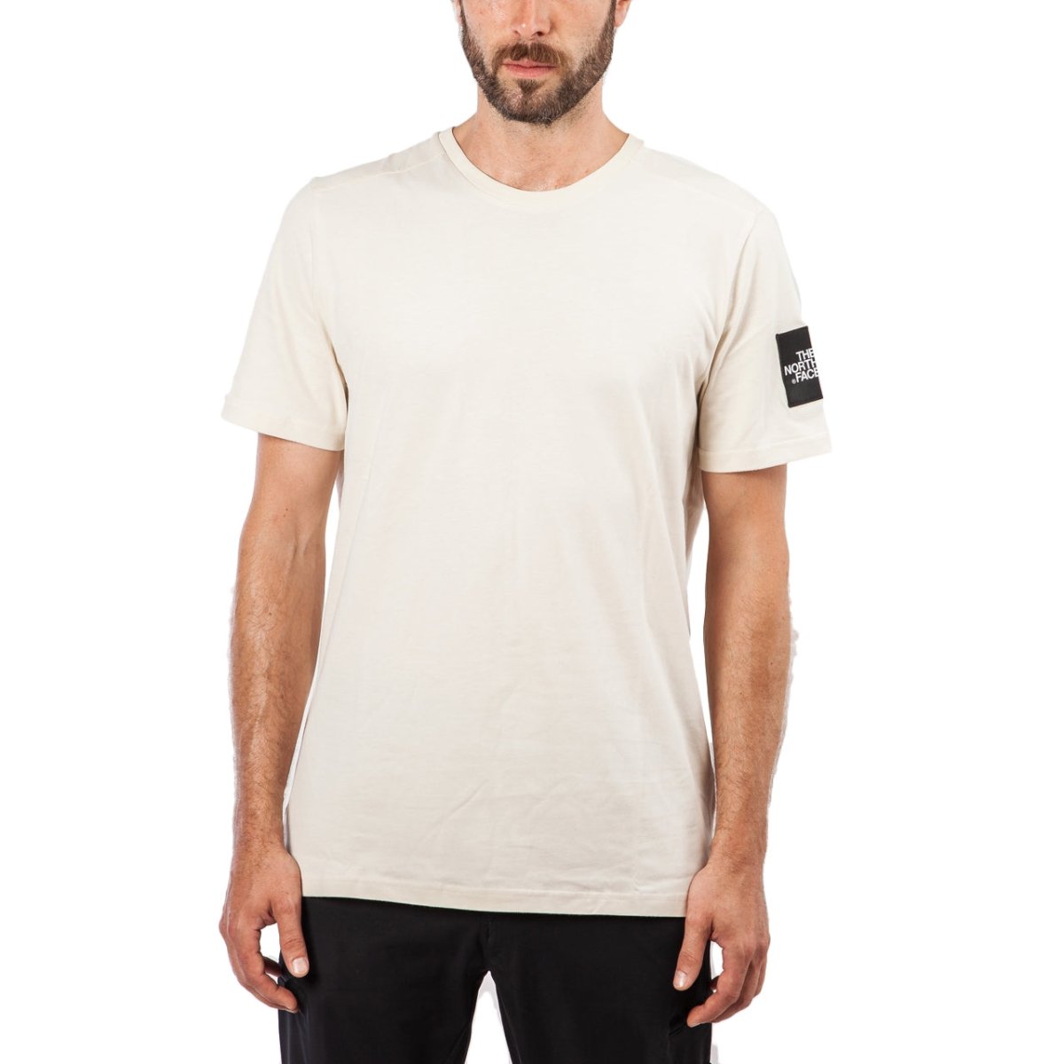 The North Face M SS Fine 2 Tee (Weiß / Grau)  - Allike Store