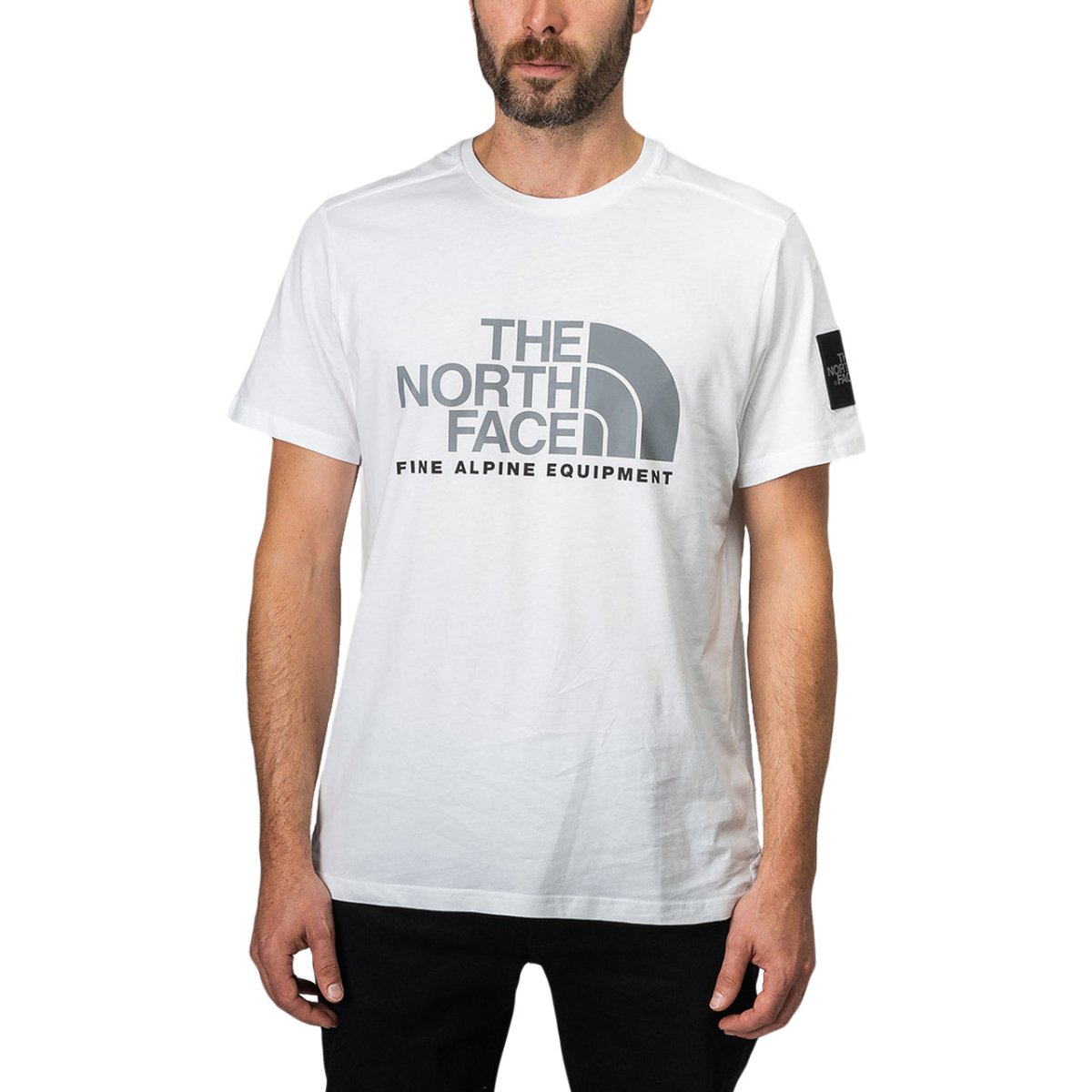 The North Face M SS Fine Alp Tee 2 (Weiß)  - Allike Store