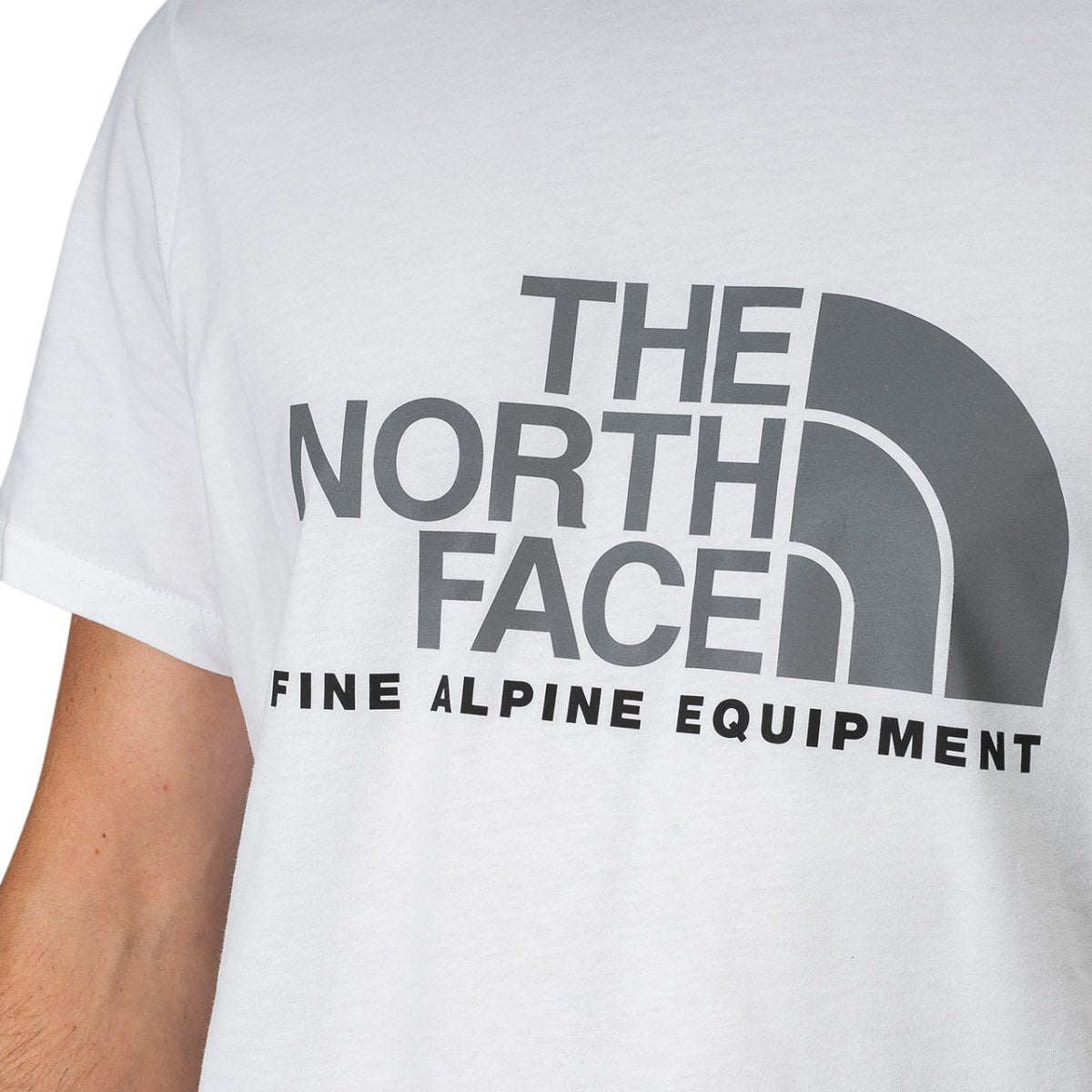 The North Face M SS Fine Alp Tee 2 (Weiß)  - Allike Store