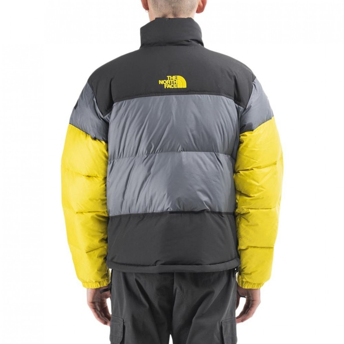 The North Face Steep Tech Down Jacket (Grau / Gelb)  - Allike Store