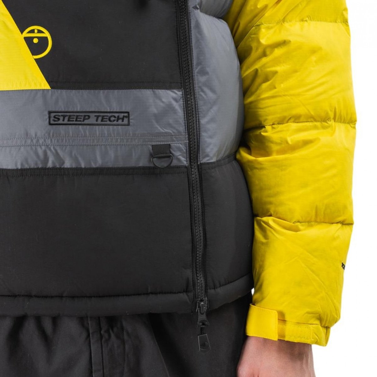 The North Face Steep Tech Down Jacket (Grau / Gelb)  - Allike Store