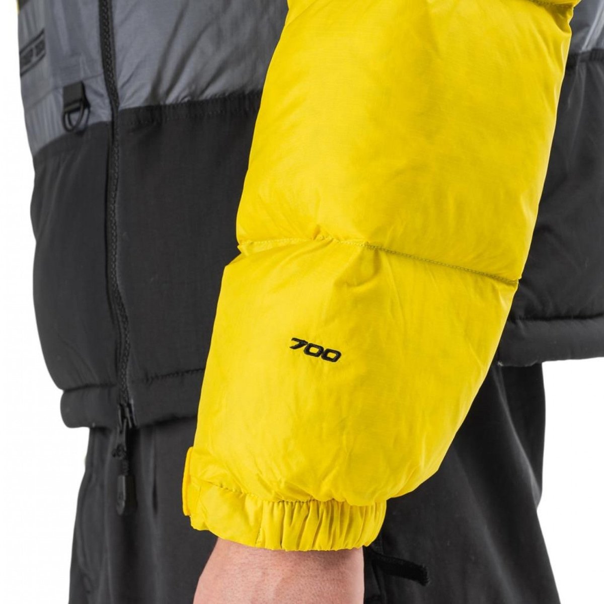 The North Face Steep Tech Down Jacket (Grau / Gelb)  - Allike Store