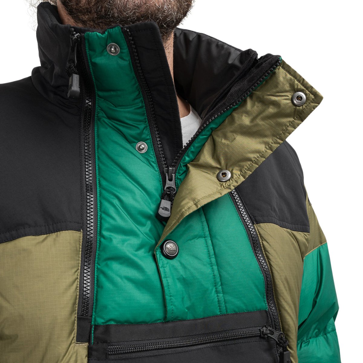 The North Face Steep Tech Down Jacket (Khaki / Schwarz)  - Allike Store