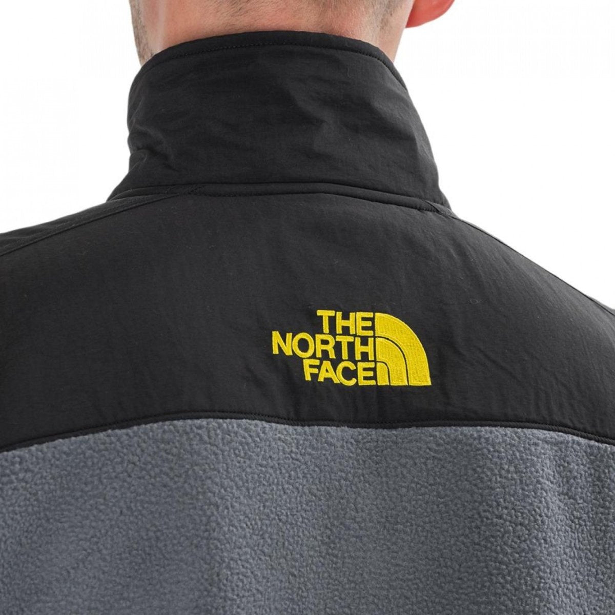 The North Face Steep Tech Fleece Jacket (Grau / Gelb)  - Allike Store