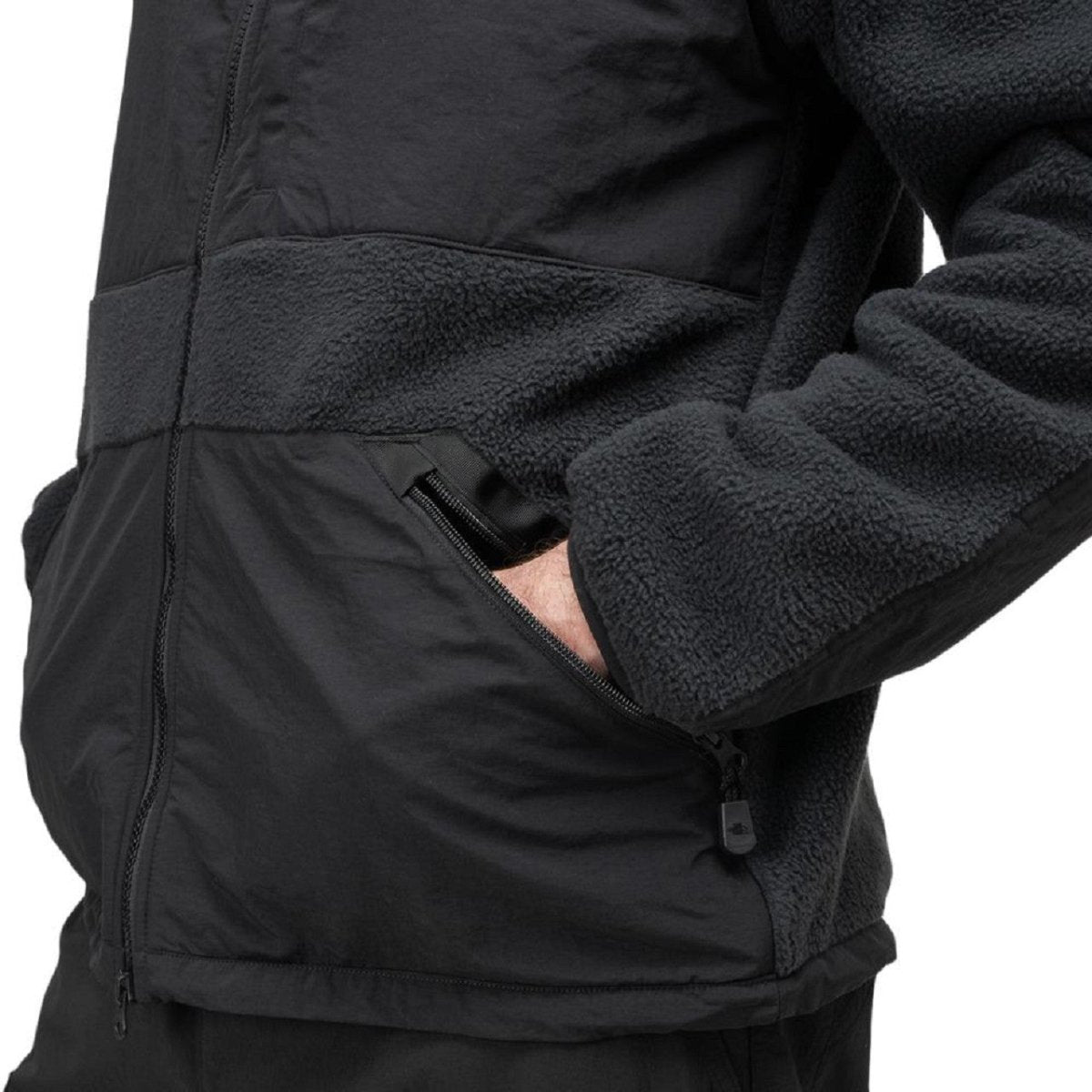 The North Face Steep Tech Full Zip Fleece Jacket (Schwarz)  - Allike Store