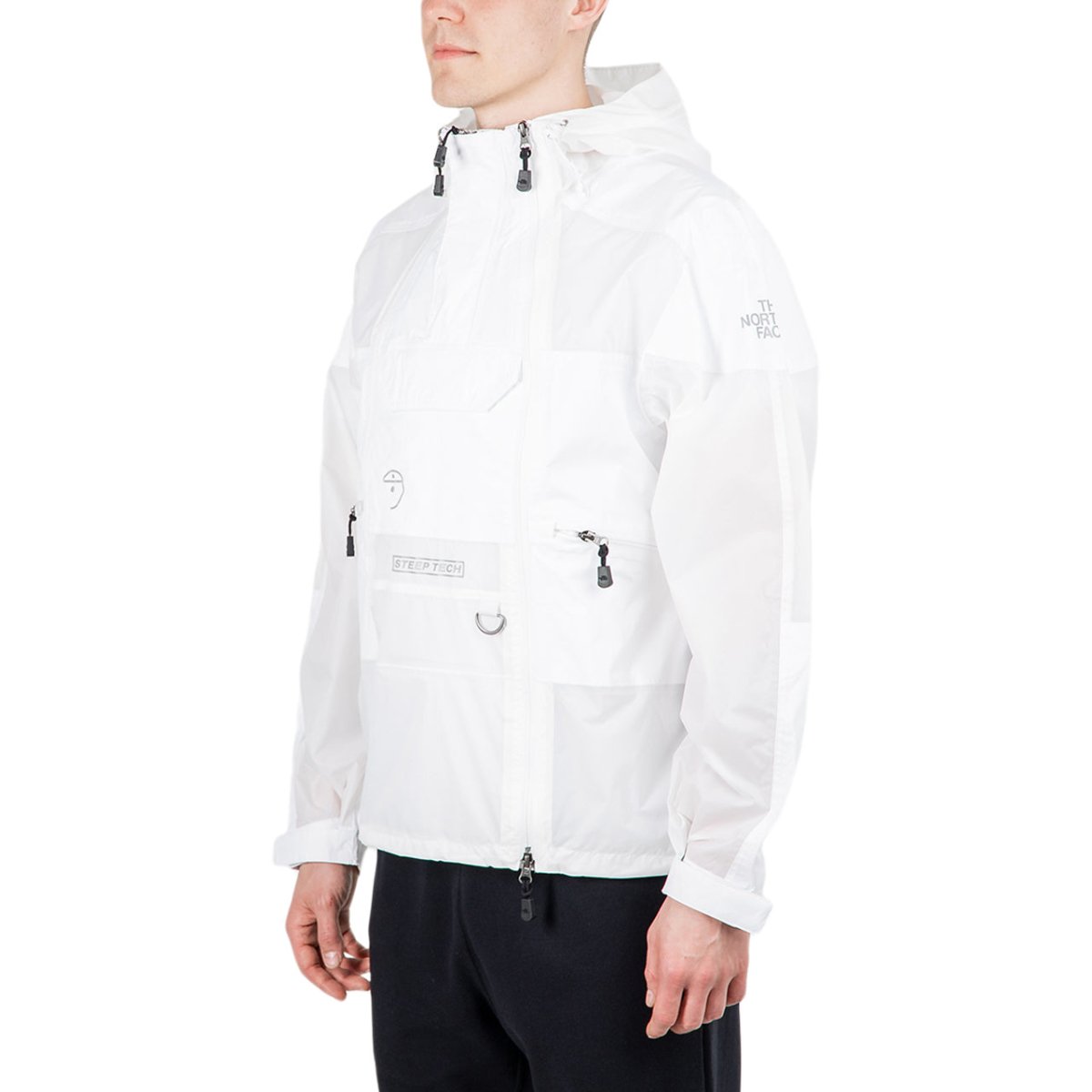 The North Face Steep Tech Light Rain Jacket (White) NF0A52ZWFN41