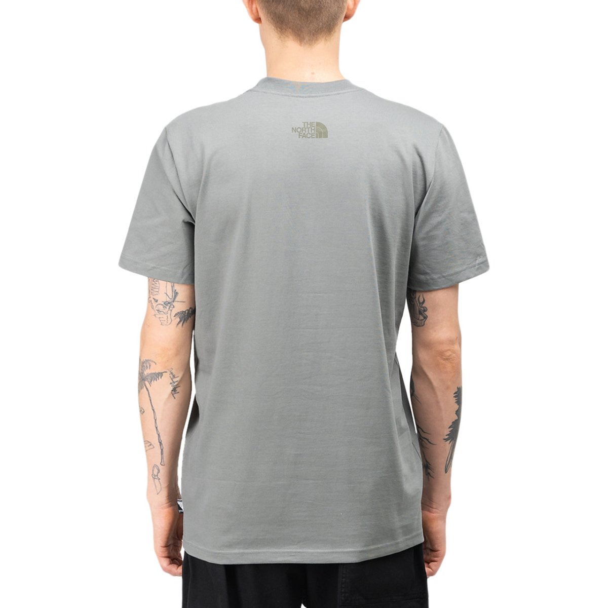 The North Face Steep Tech Light T-Shirt (Grau / Grün)  - Allike Store