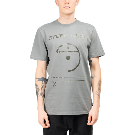 The North Face Steep Tech Light T-Shirt (Grau / Grün)  - Allike Store