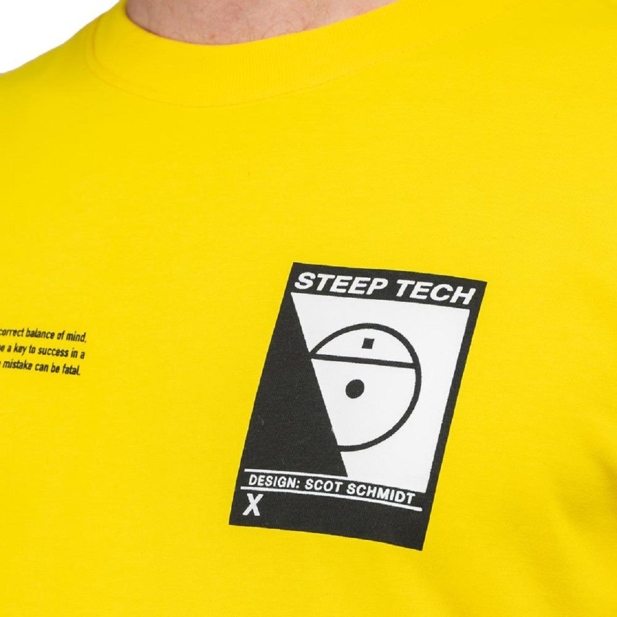 The North Face Steep Tech Logo Tee (Gelb)  - Allike Store