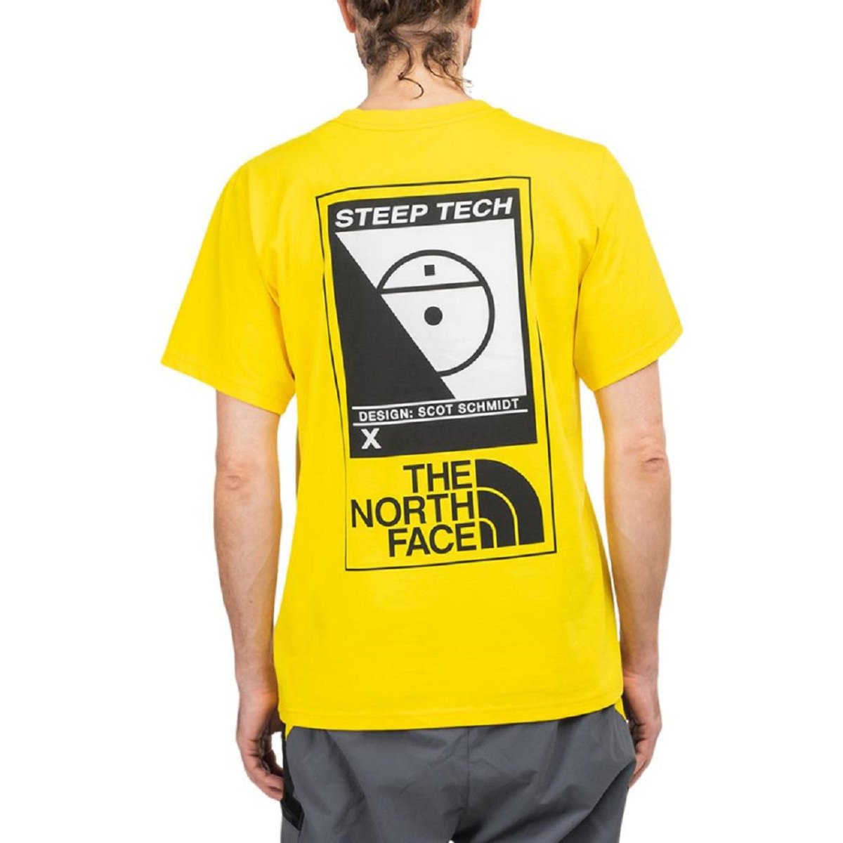 The North Face Steep Tech Logo Tee (Gelb)  - Allike Store