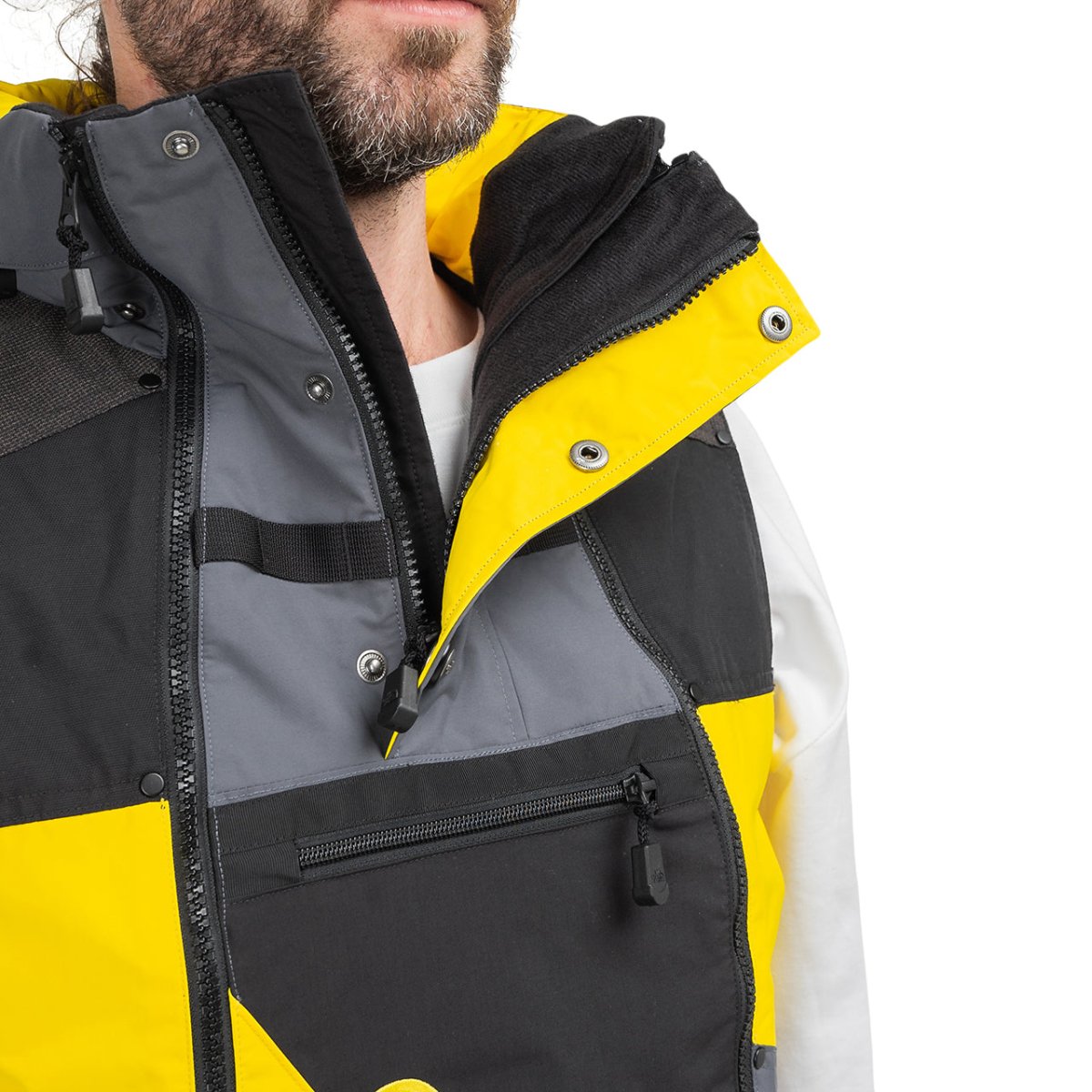 The North Face Steep Tech Vest (Grau / Gelb / Schwarz)  - Allike Store