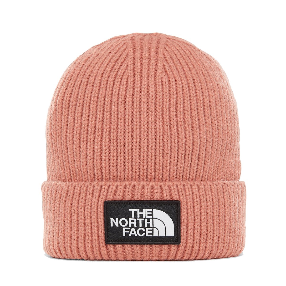 The North Face TNF Logo Box Cuffed Beanie (Rosa)  - Allike Store
