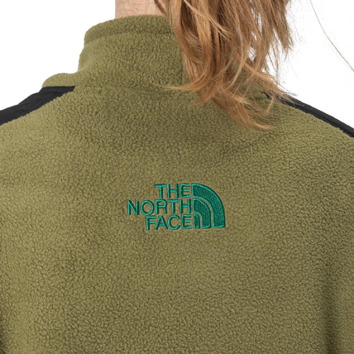 The North Face WMNS Steep Tech Fleece Pullover (Khaki / Schwarz)  - Allike Store