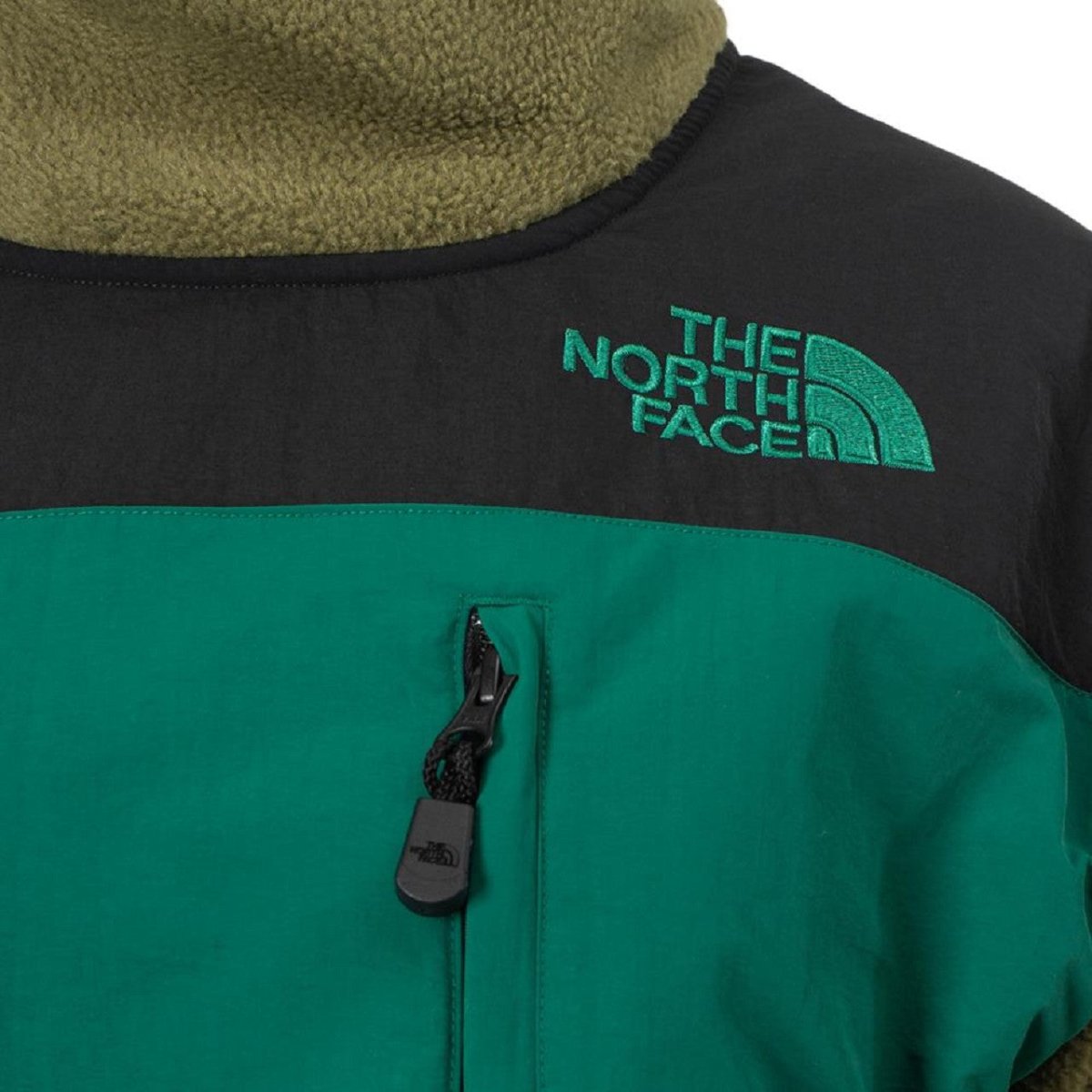 The North Face WMNS Steep Tech Fleece Pullover (Khaki / Schwarz)  - Allike Store