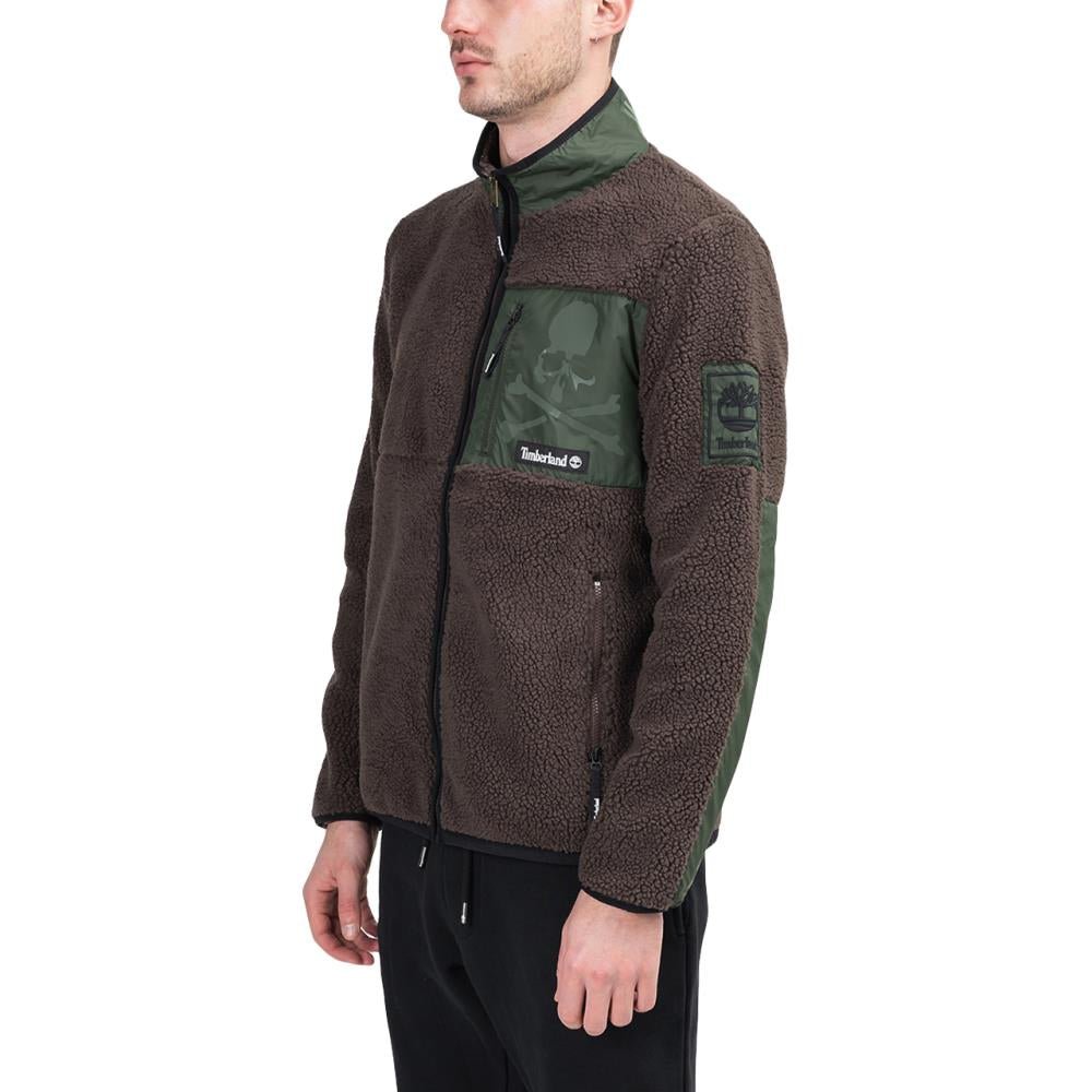 Timberland x Mastermind Fleece Jacket (Dunkelbraun / Grün)  - Allike Store