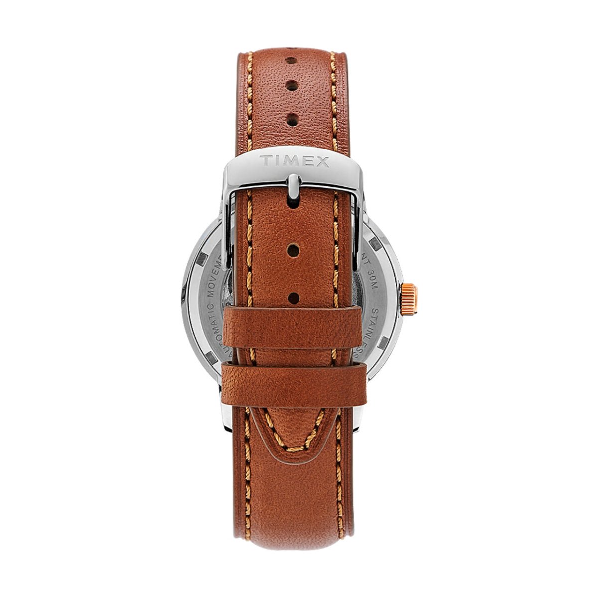 Timex Archive Marlin Automatic Day-Date 40mm Leather Strap (Braun / Silber)  - Allike Store
