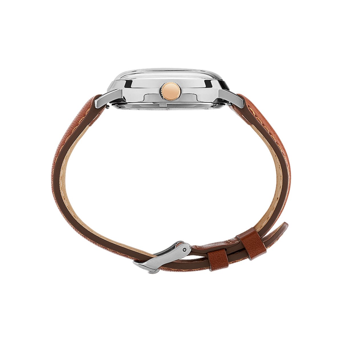 Timex Archive Marlin Automatic Day-Date 40mm Leather Strap (Braun / Silber)  - Allike Store