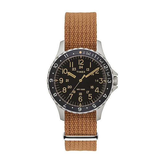 Timex Archive Navi Ocean (Schwarz / Hellbraun)  - Allike Store
