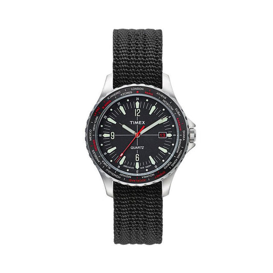 Timex Archive Navi World Time 38mm (Schwarz)  - Allike Store