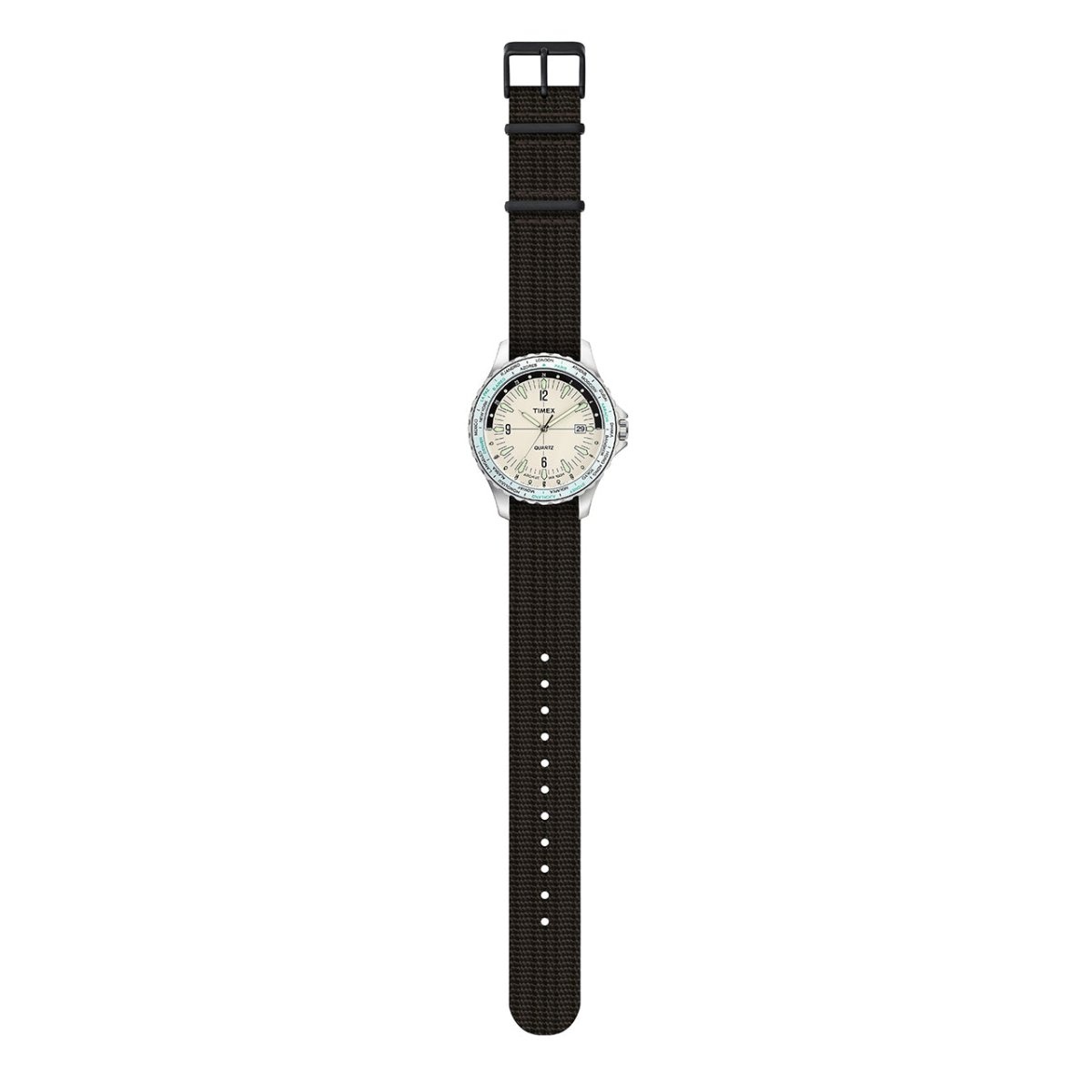 Timex Archive Navi World Time 38mm (Weiß)  - Allike Store