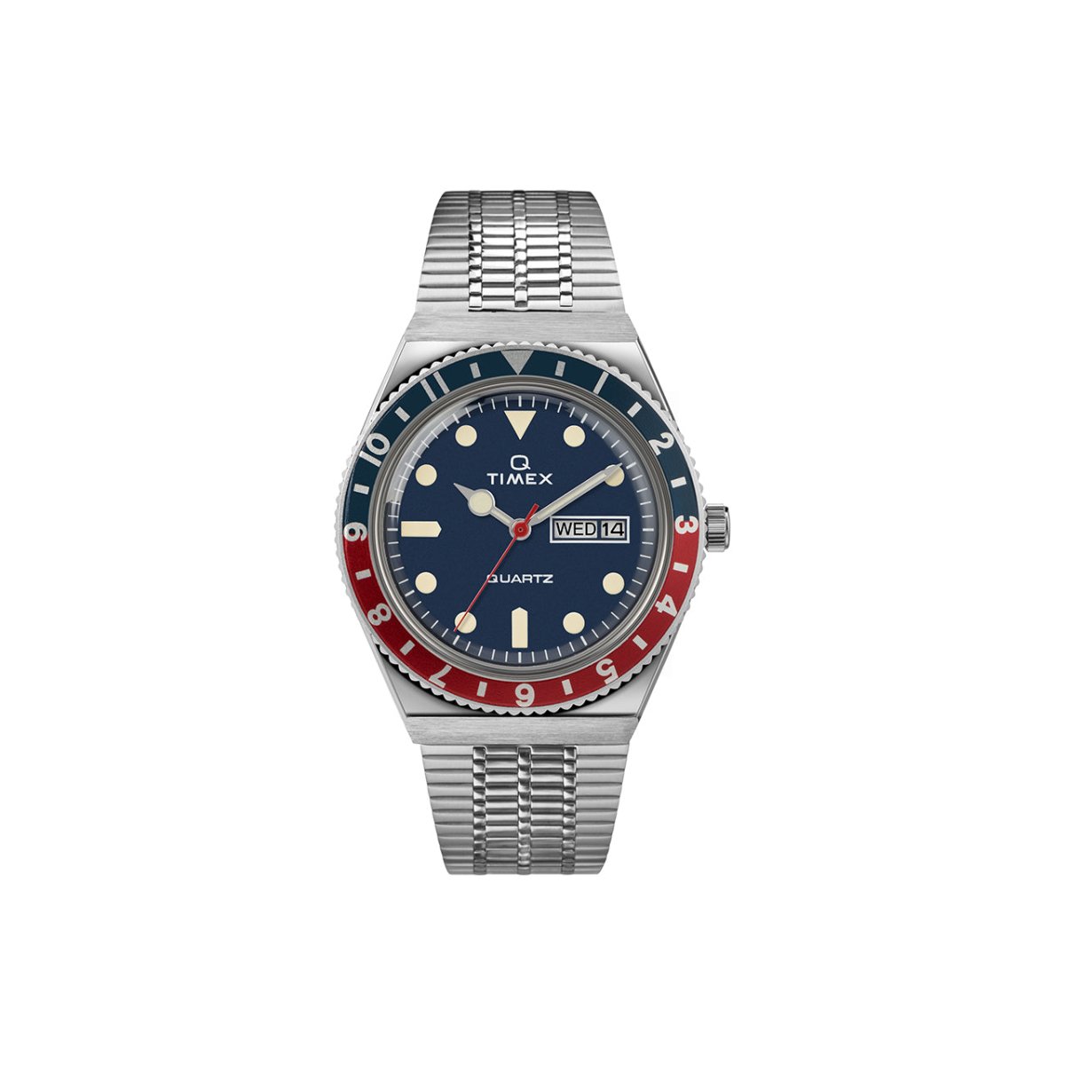Timex Archive Q Diver Reissue 38mm (Blau / Rot)  - Allike Store