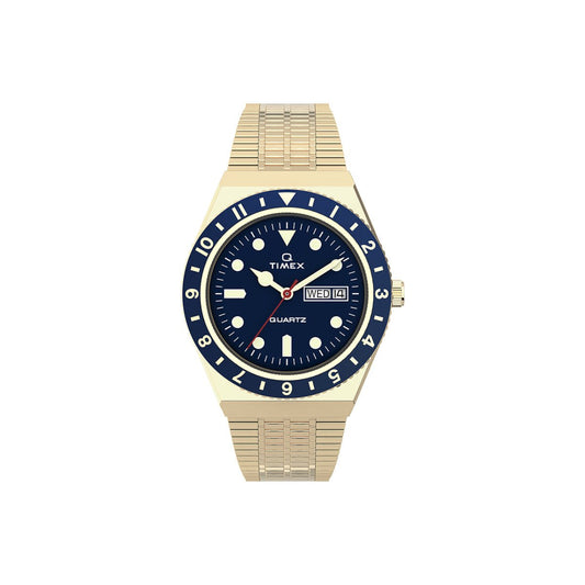 Timex Archive Q Diver Reissue 38mm (Gold / Blau)  - Allike Store