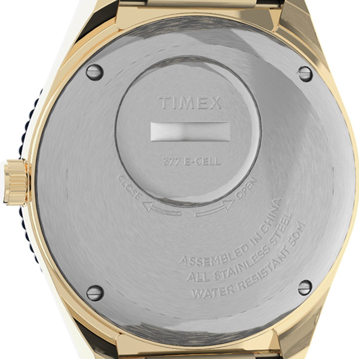 Timex Archive Q Diver Reissue 38mm (Gold / Blau)  - Allike Store