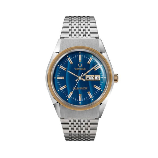 Timex Archive Q Falcon Eye Reissue 38mm (Silber / Blau)  - Allike Store