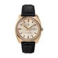 Timex Archive Q Timex 1975 Reissue Day-Date 38mm Leather Strap (Gold / Schwarz)  - Allike Store