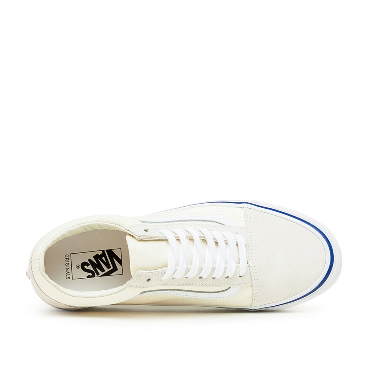 Cream and store white vans