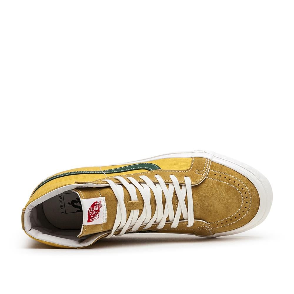 Vans Vault OG Sk8 Hi LX Mustard Yellow Green VN0A4BVBXEM1 Allike Store