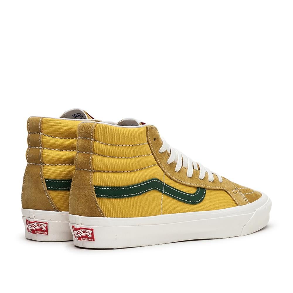 Vans Vault OG Sk8 Hi LX Mustard Yellow Green VN0A4BVBXEM1 Allike Store