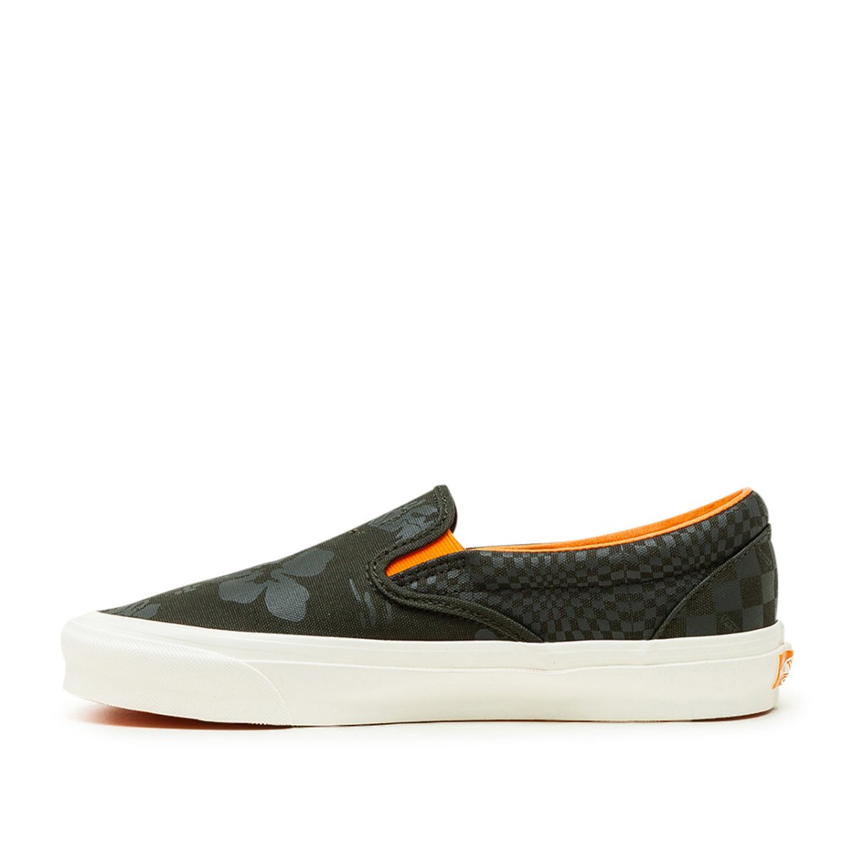 Vans Vault x Porter by Yoshida OG Classic Slip-On (Olive / Orange)  - Allike Store