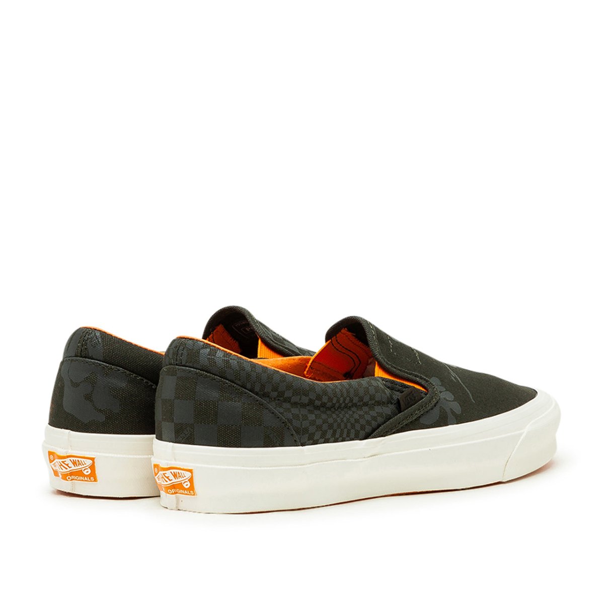 Vans Vault x Porter by Yoshida OG Classic Slip-On (Olive / Orange)  - Allike Store