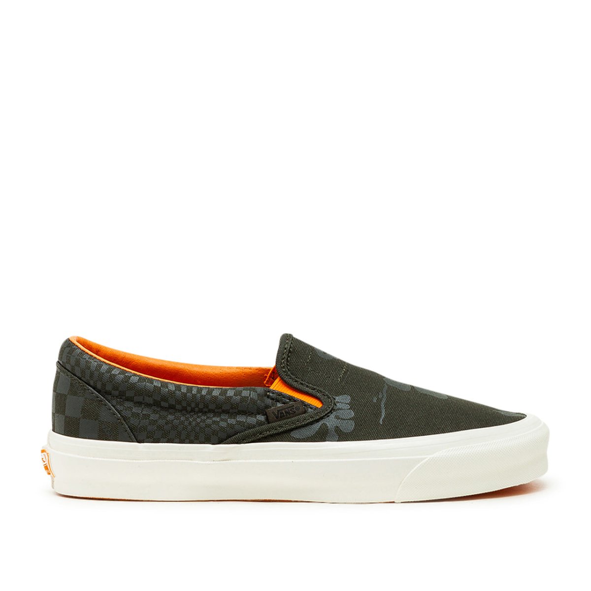 Vans Vault x Porter by Yoshida OG Classic Slip-On (Olive / Orange)  - Allike Store