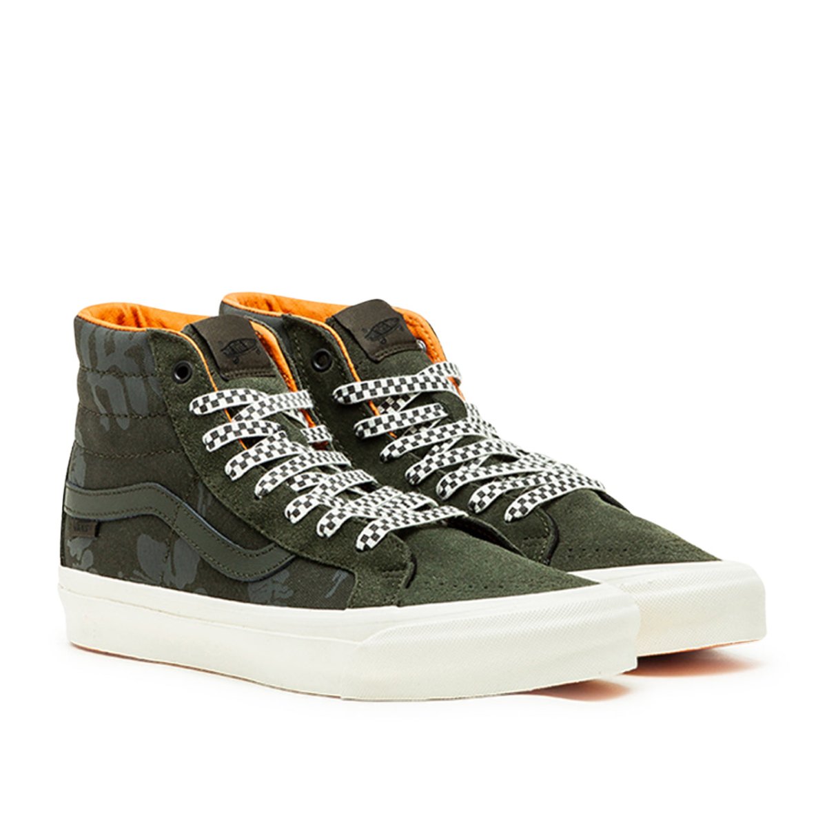 Vans Vault x Porter by Yoshida OG Sk8-Hi Lx (Olive / Orange)  - Allike Store