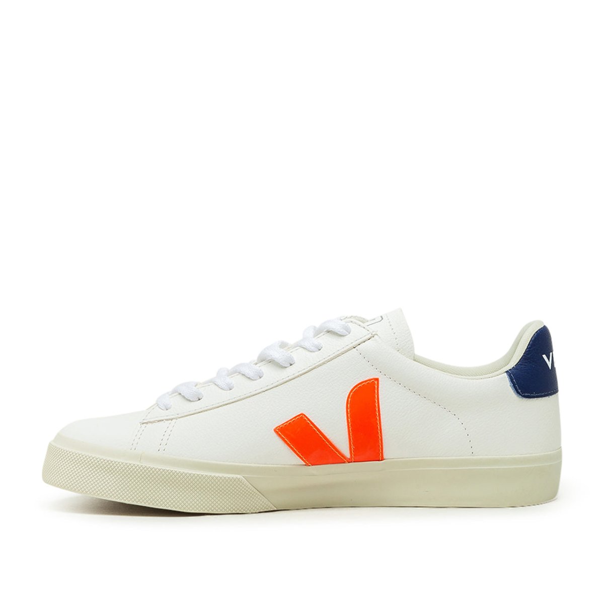 Veja Campo Chromefree (Weiß / Orange / Navy)  - Allike Store