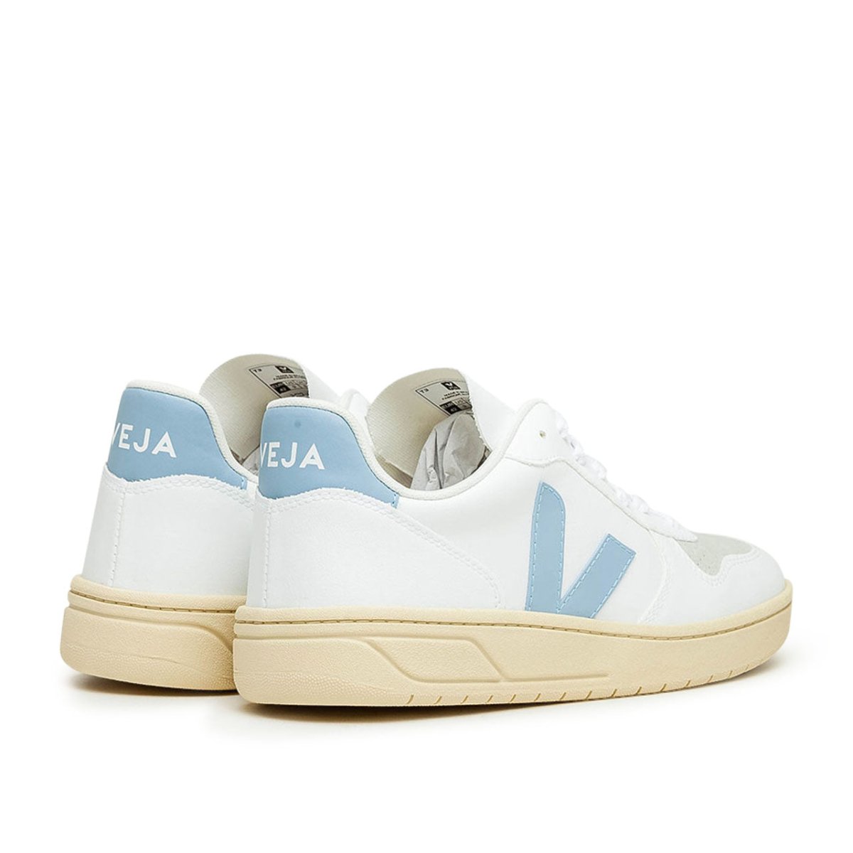 VEJA Pack Man V-10 CWL WHITE STEEL (Weiß / Hell Blau)  - Allike Store