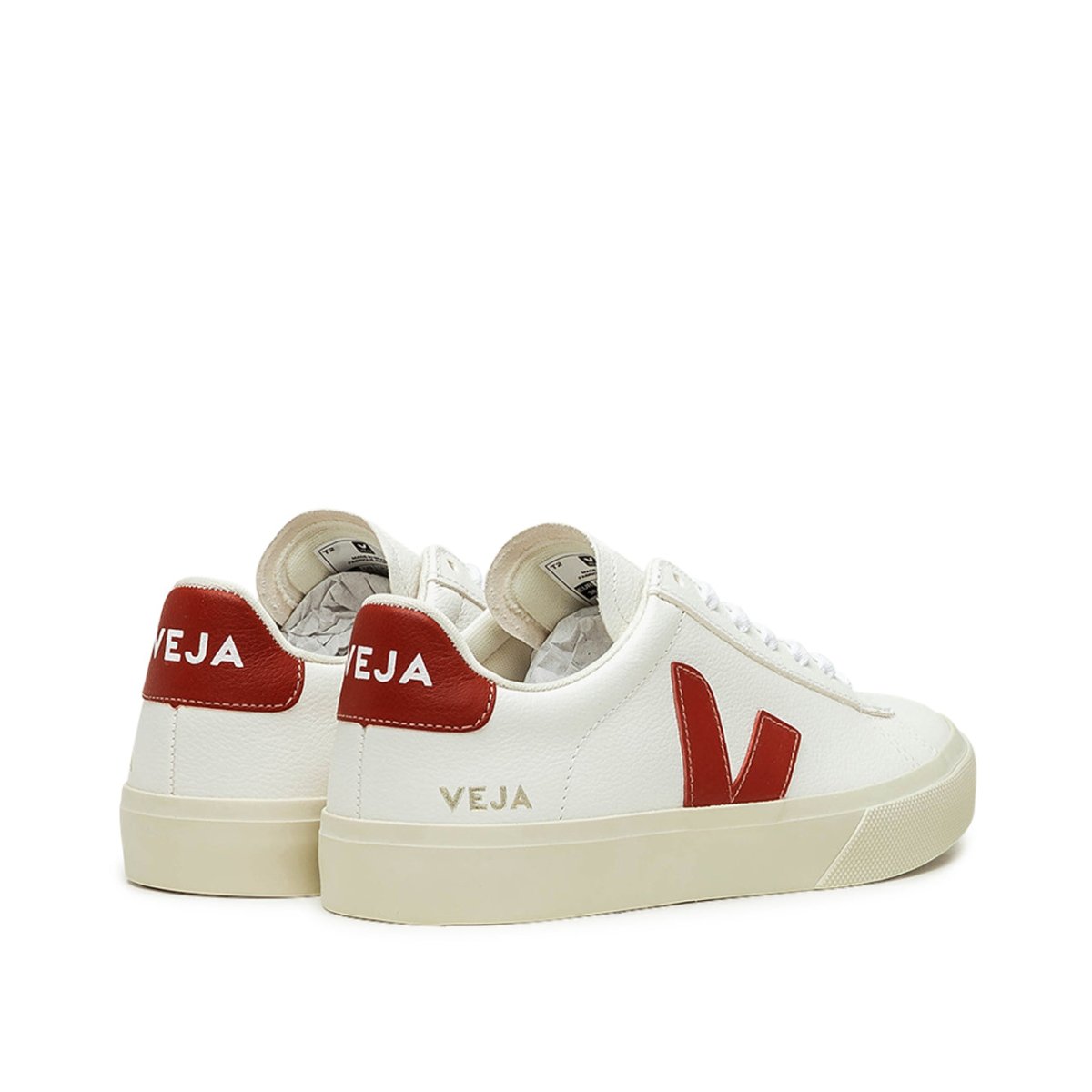 VEJA Pack WMNS Campo Chromefree (Weiß / Rot)  - Allike Store