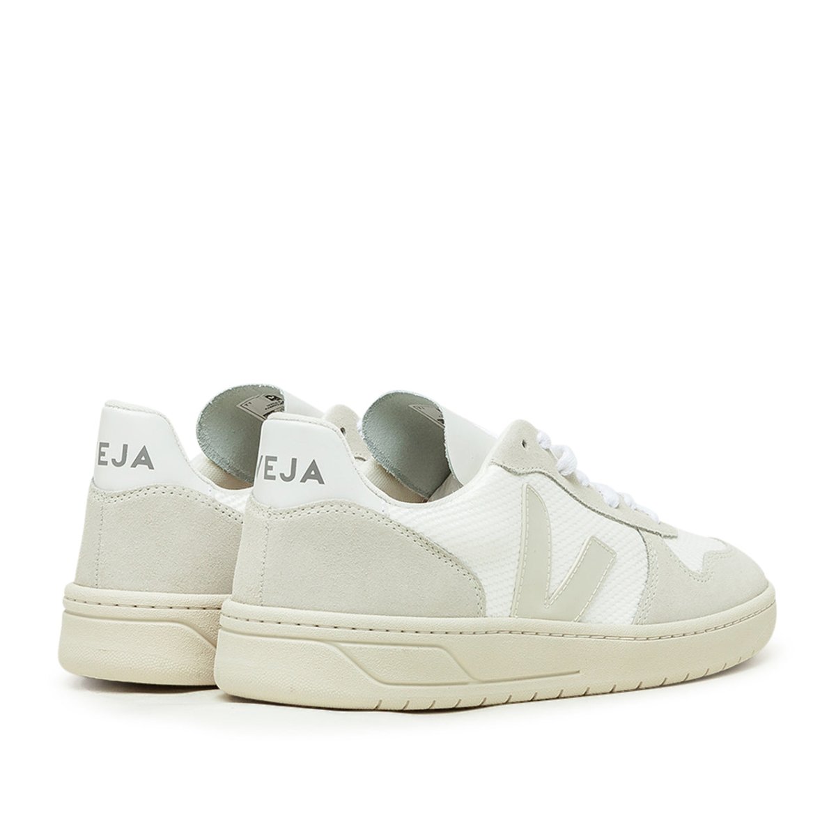 Veja V-10 B-Mesh (Weiß / Natural)  - Allike Store