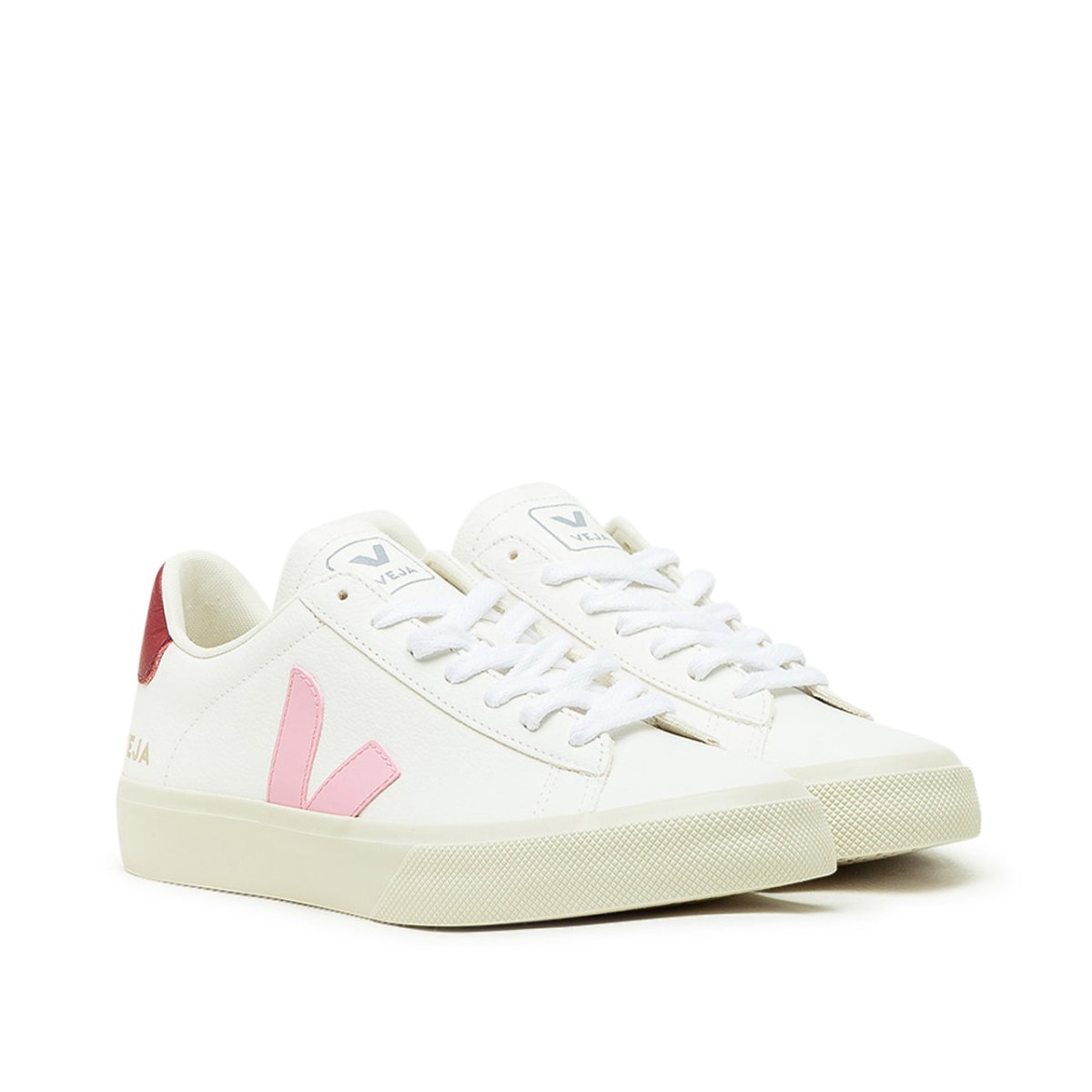 Veja WMNS Camp Chromefree (Weiß / Rosa / Rot)  - Allike Store