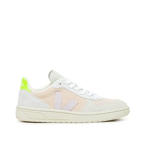 Veja WMNS V-10 Suede Multico (Beige / Lila)  - Allike Store