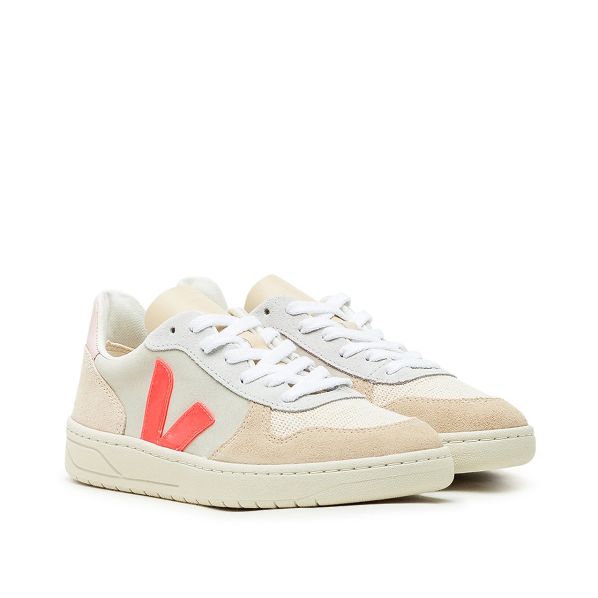 Veja WMNS V-10 Suede (Natural / Rosa)  - Allike Store